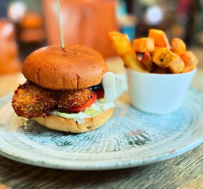 Fox & Grapes Chicken Burger