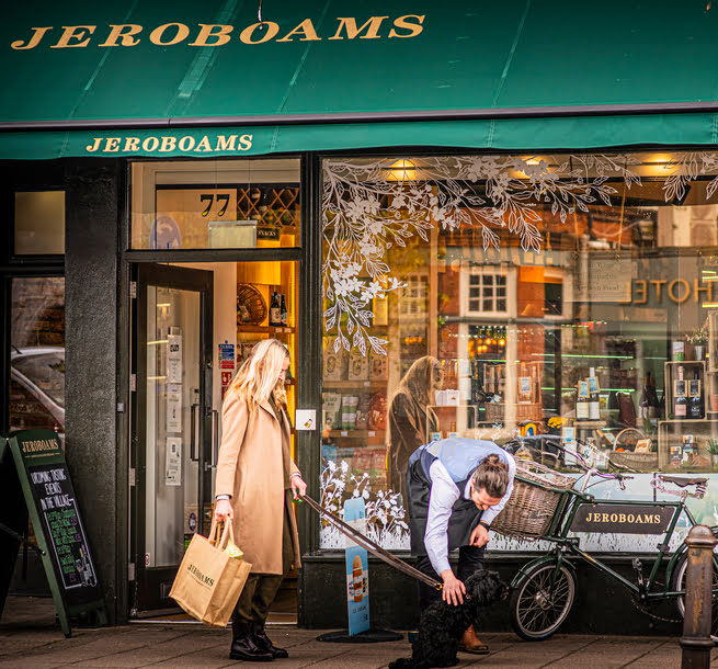 Jeroboams Shop Exterior