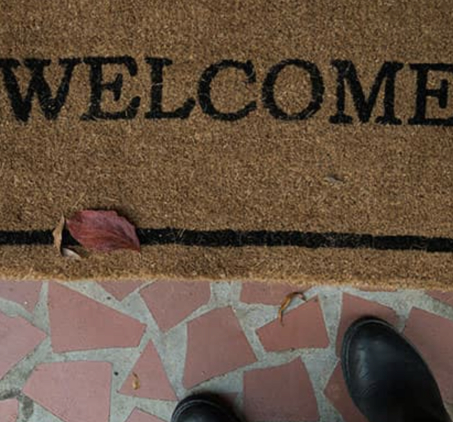 Elizabeth Wightwick - welcome mat