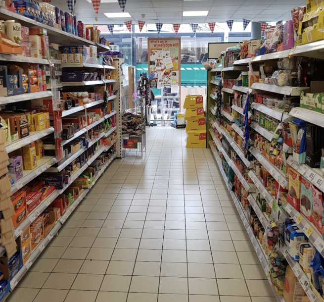 Tesco Express interior