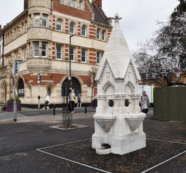 Wimbledon Society - restored Toynbee Fountain