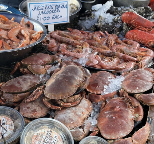 Wimbledon Village Farmers Market Fish & Seafood Stall