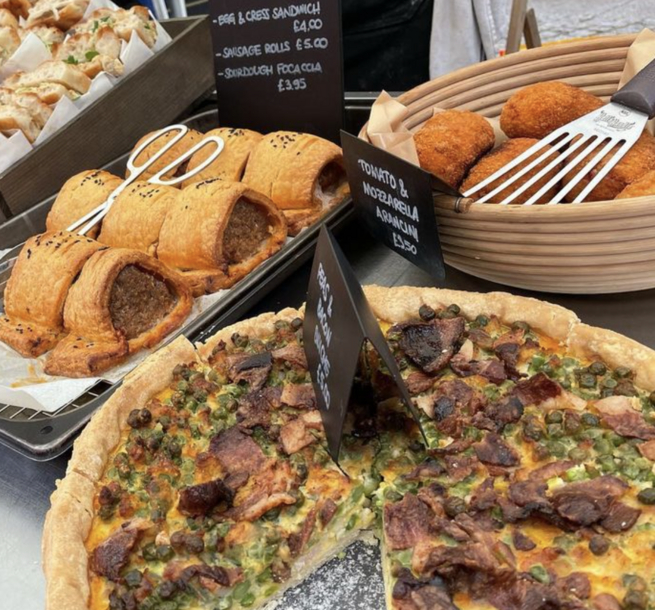 Wimbledon Village Farmers Market savoury ready to eat food