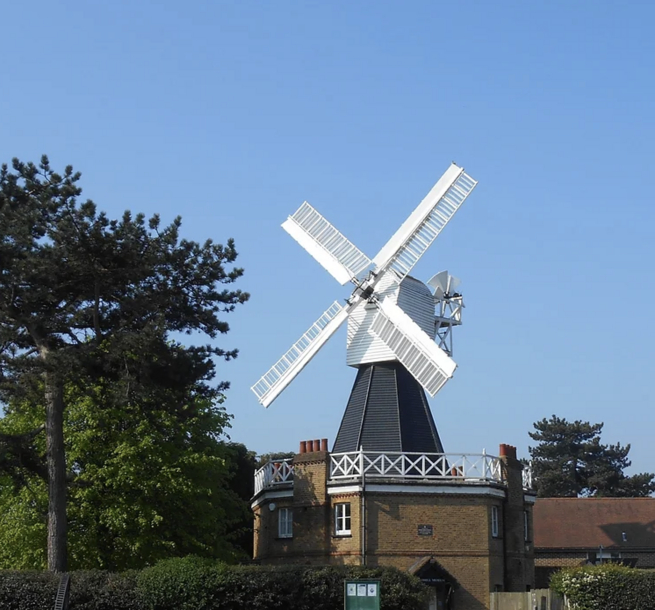 Wimbledon Windmill on a sunny day