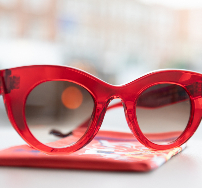 Ace Eyewear Red Glasses