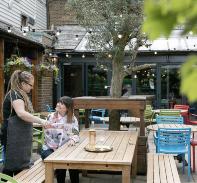 Rose & Crown Courtyard Beer Garden