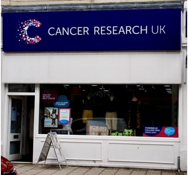 Cancer Research shop front