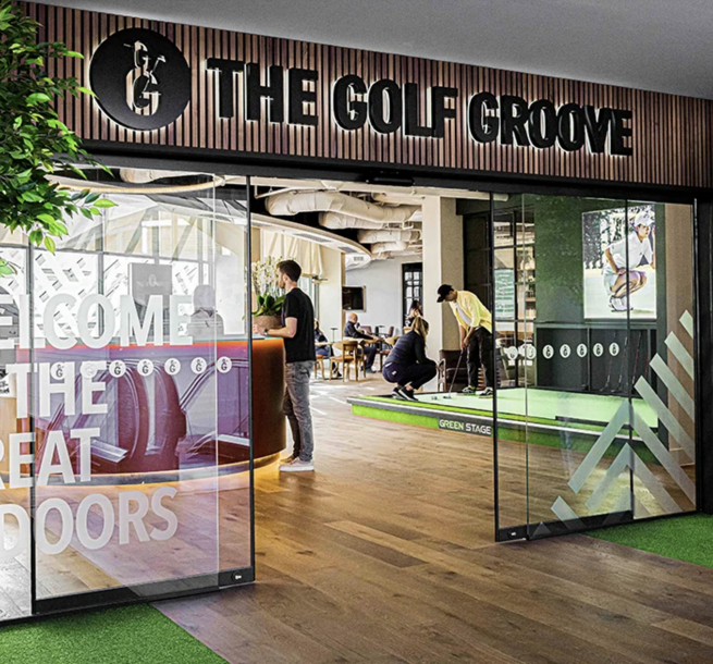 The Golf Groove entrance