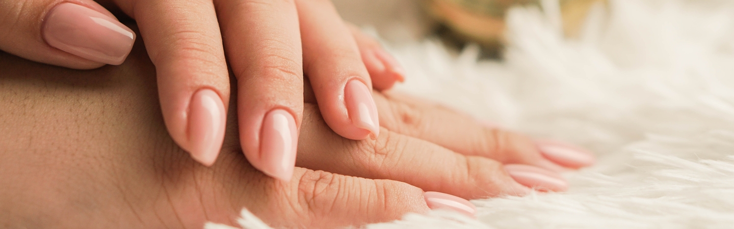 Nail Salons banner image - pretty manicured hands